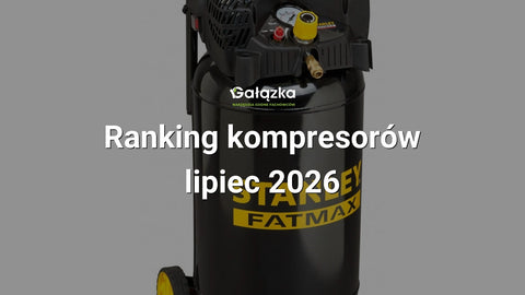 Ranking kompresorów - lipiec 2026 w Gałązka24.pl. Zdjęcie produktu: Kompresor pionowy sprężarka pionowa bezolejowa 50L 10bar | FMXCM0002E