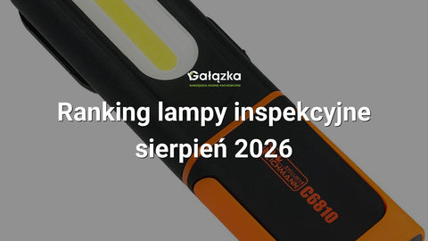 Ranking lampy inspekcyjne - sierpień 2026 w Gałązka24.pl. Zdjęcie produktu: Lampka inspekcyjna akumulatorowa 3W+3W LED magnetycza | C6810