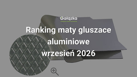 Ranking maty gluszace aluminiowe - wrzesień 2026 w Gałązka24.pl. Zdjęcie produktu: Mata samoprzylepna aluminiowa głusząca 50x50cm | 006011