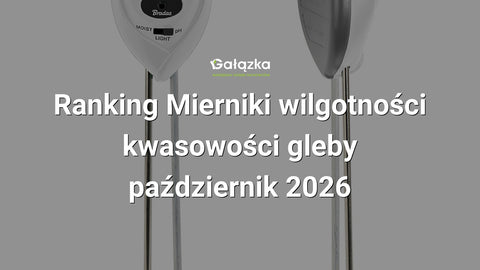 Ranking Mierniki wilgotności kwasowości gleby - październik 2026 w Gałązka24.pl. Zdjęcie produktu: WHITE LINE miernik kwasowości i wilgotności gleby, 3 funkcyjny - OVAL | WL-M12