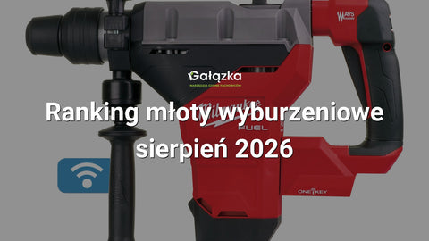 Ranking młoty wyburzeniowe - sierpień 2026 w Gałązka24.pl. Zdjęcie produktu: M18FHM-0C Młot wyburzeniowy SDS-MAX 11J bez akumulatora | 4933464893