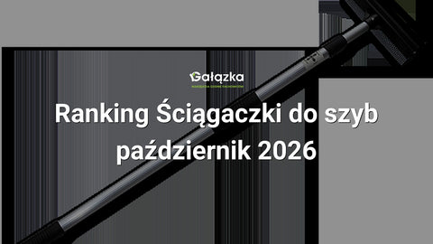 Ranking Ściągaczki do szyb - październik 2026 w Gałązka24.pl. Zdjęcie produktu: Aluminiowa ściągaczka do mycia szyb 10" - teleskop 120cm | ESQ2111A