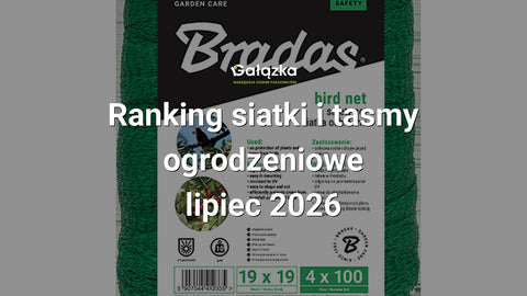 Ranking siatki i tasmy ogrodzeniowe - lipiec 2026 w Gałązka24.pl. Zdjęcie produktu: Siatka BIRD NET 10g/ m2, 19 x 19mm, 4 x 100m | AS-BN10191940100