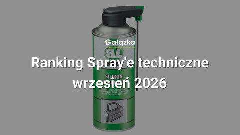 Ranking Spray'e techniczne - wrzesień 2026 w Gałązka24.pl. Zdjęcie produktu: Silikon w sprayu 400ml | 001023