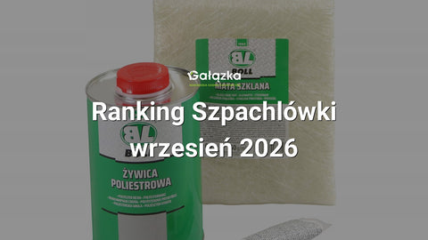 Ranking Szpachlówki - wrzesień 2026 w Gałązka24.pl. Zdjęcie produktu: Żywica poliestrowa + mata szklana 0,5m + utwardzacz zestaw naprawczy 1L | 333/17