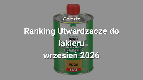 Ranking Utwardzacze do lakieru - wrzesień 2026 w Gałązka24.pl. Zdjęcie produktu: Utwardzacz do lakieru bezbarwnego MS 2:1 FAST | 0016611