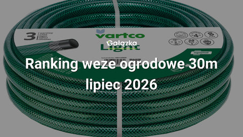 Ranking weze ogrodowe 30m - lipiec 2026 w Gałązka24.pl. Zdjęcie produktu: Wąż ogrodowy LIGHT 3/4" 30m | 1001340030