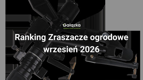 Ranking Zraszacze ogrodowe - wrzesień 2026 w Gałązka24.pl. Zdjęcie produktu: BLACK LINE 2-drożny zraszacz pulsacyjny AQUA JET | AJ-TS6015