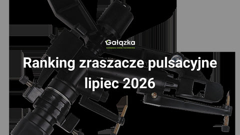 Ranking zraszacze pulsacyjne - lipiec 2026 w Gałązka24.pl. Zdjęcie produktu: BLACK LINE 2-drożny zraszacz pulsacyjny AQUA JET | AJ-TS6015