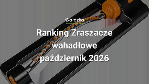 Ranking Zraszacze wahadłowe - październik 2026 w Gałązka24.pl. Zdjęcie produktu: BLACK LINE Kompaktowy zraszacz wahadłowy - aluminiowe ramię | ECO-2814