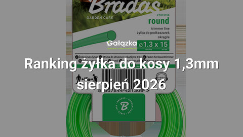 Ranking żyłka do kosy 1,3mm - sierpień 2026 w Gałązka24.pl. Zdjęcie produktu: Żyłka TRIMMER, okrągła 1,3mm x 15m | ZTO1315K