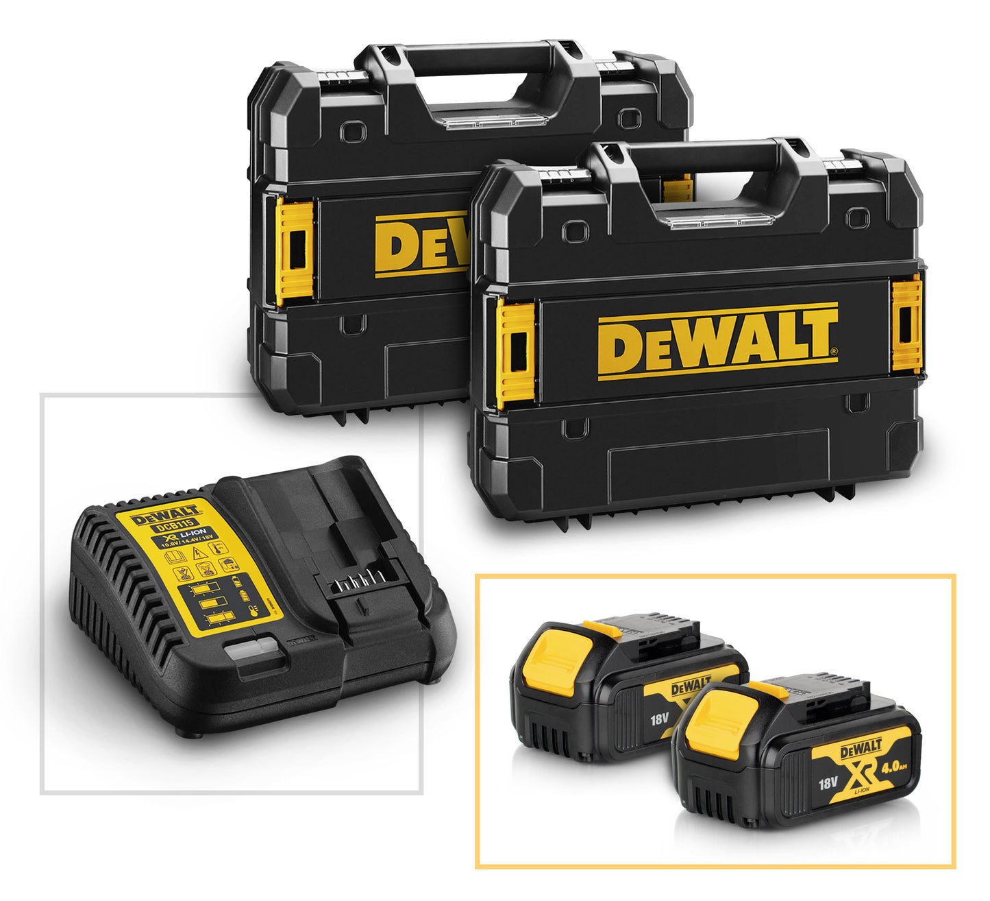 DEWALT ZESTAW COMBO 18V DCK2023M2T (DCH133 + DCF787) 2x4,0Ah | DCK2023M2T
