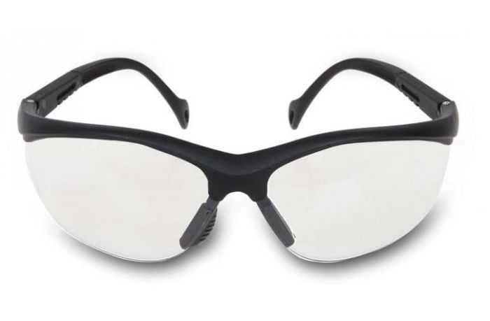 Okulary ochronne AIR BLACK bezbarwne – lekkie i wygodne zabezpieczenie oczu podczas pracy| 7071BC