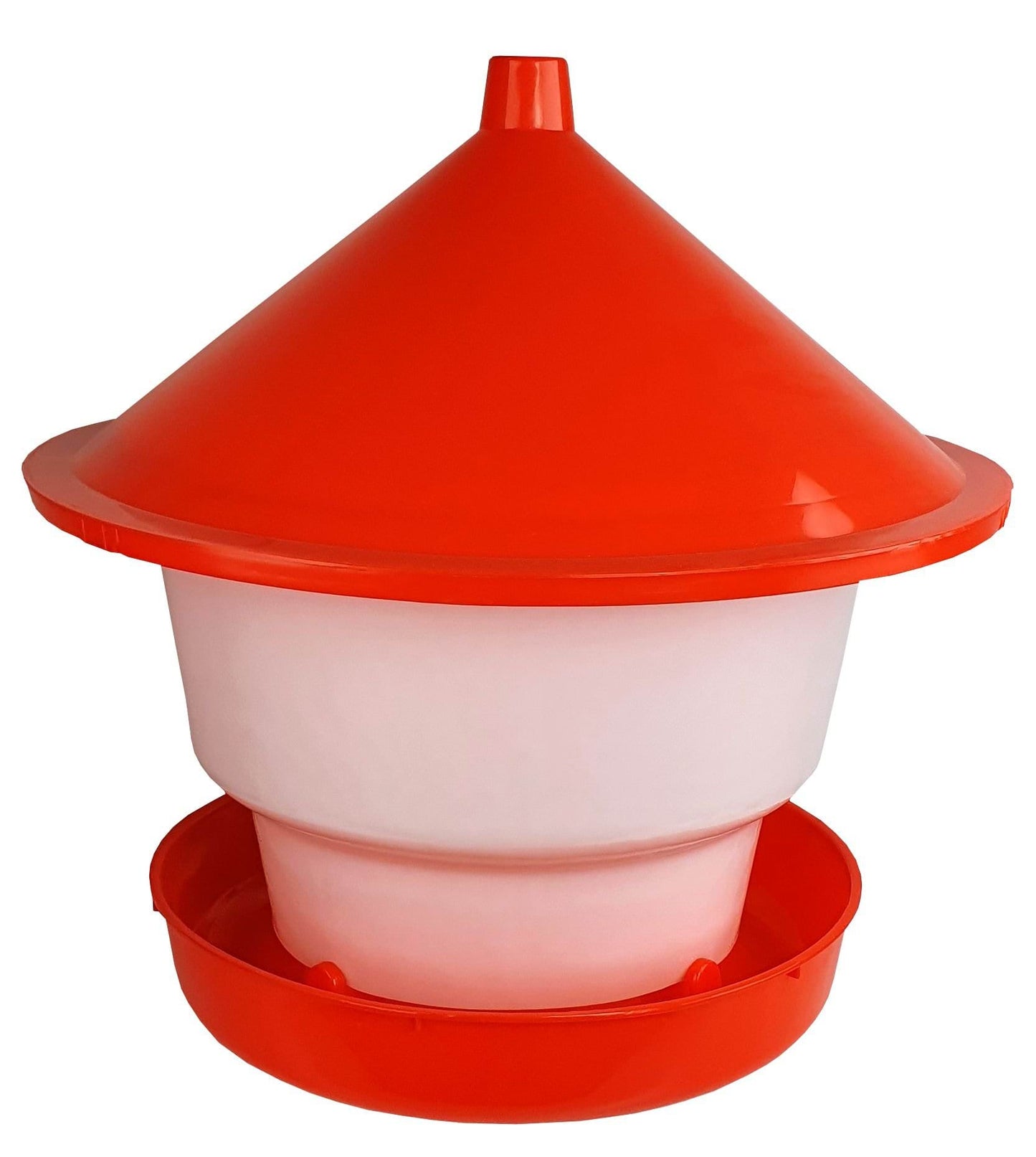 Karmidło dla drobiu biało-czerwone 20kg. zakręcone | 04-0258