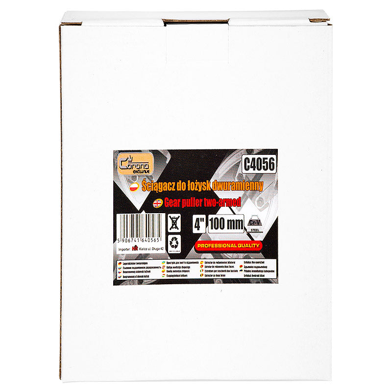 Ściągacz do łożysk dwuramienny 4" (100 mm) cr-v | C4056 - Centrum Techniczne Gałązka