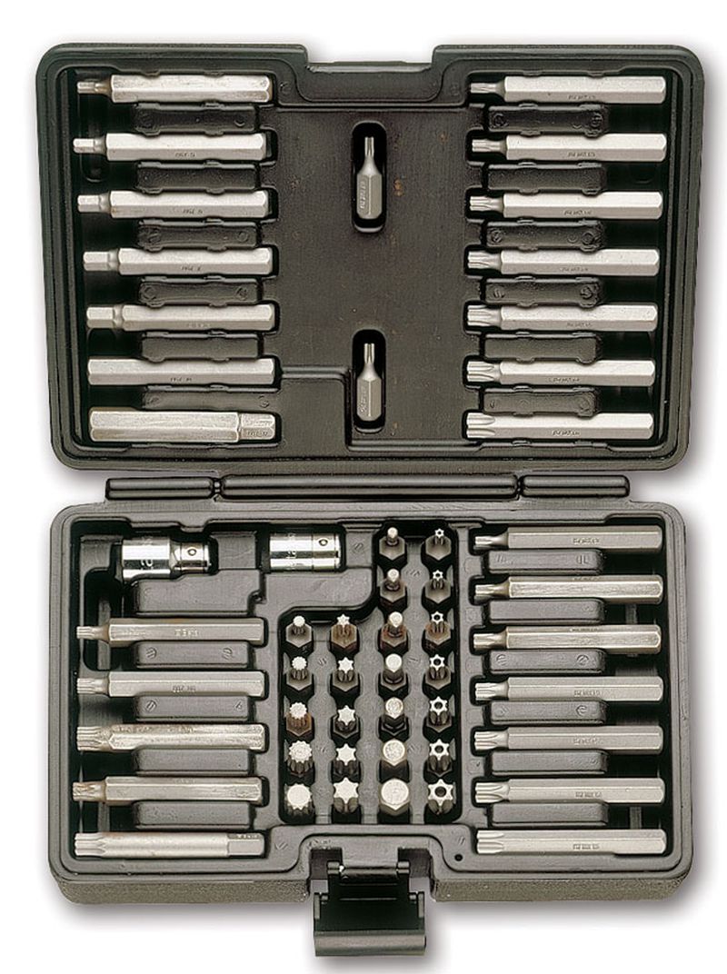 Zestaw 52 końcówek wkrętakowych zabierak 10mm + akcesoria | 867/C52