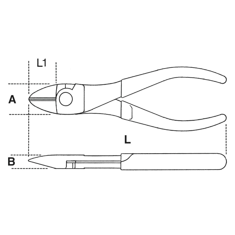 Szczypce tnące boczne wzmocnione 200mm 1000V | 1084MQ/200 - Centrum Techniczne Gałązka