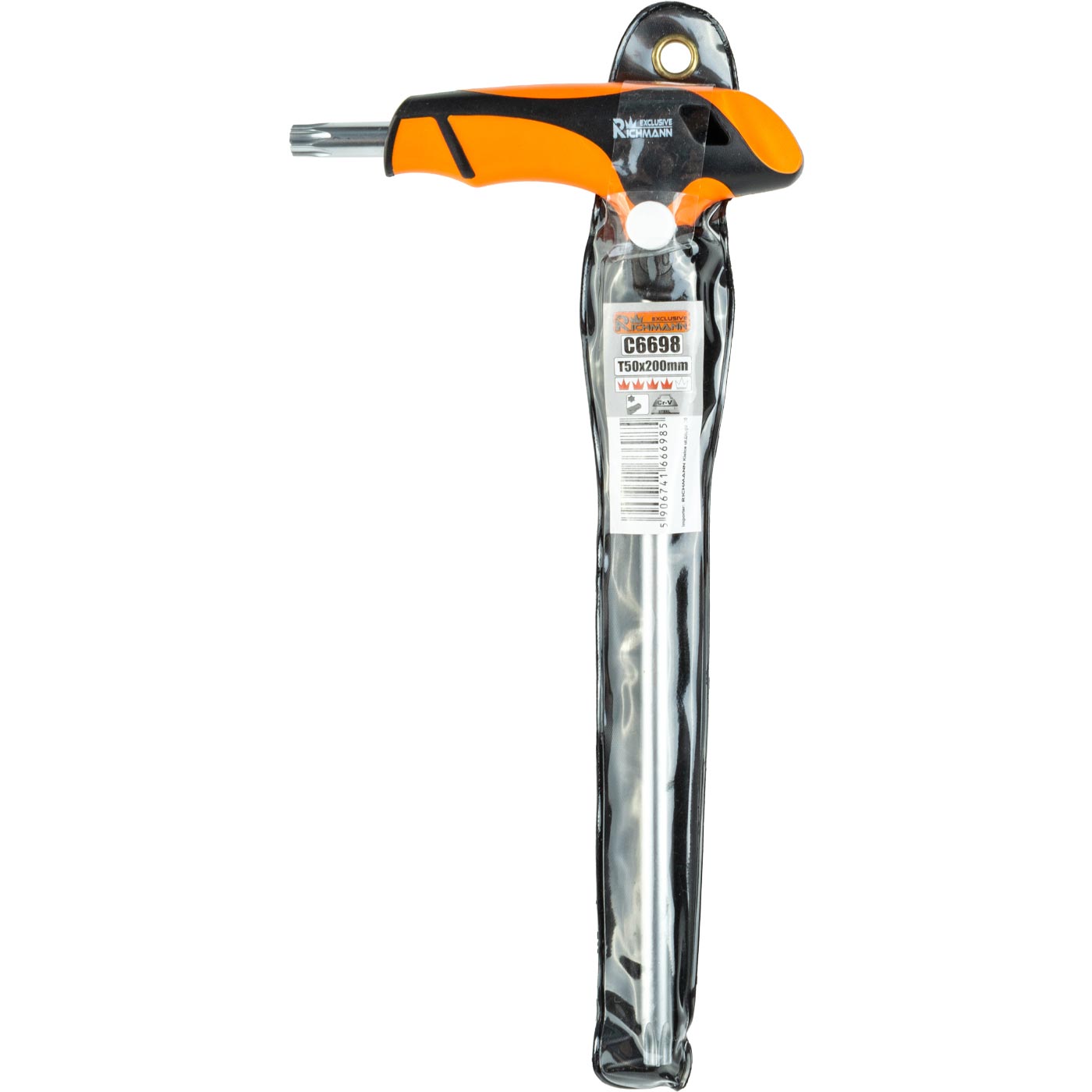 Klucz torx uchwyt "T" T15x100mm | C6691 - Centrum Techniczne Gałązka