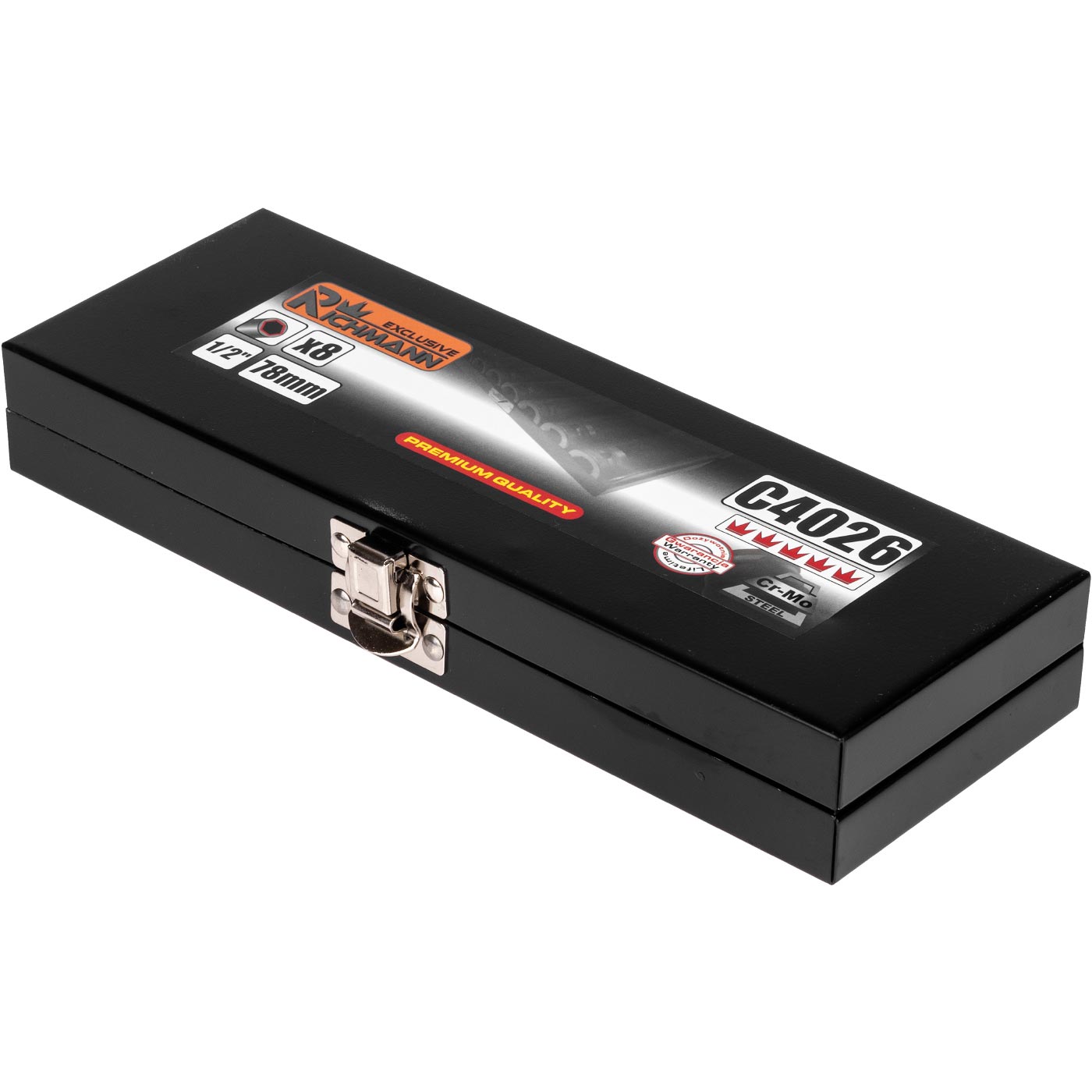 Zestaw nasadek udarowych długich 1/2" 13-24 mm 8 elem. | C4026 - Centrum Techniczne Gałązka