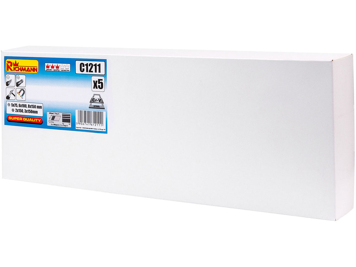 Wkład - wkrętaki do pobijania 5 elem. + tacka c1101 | C1211 - Centrum Techniczne Gałązka