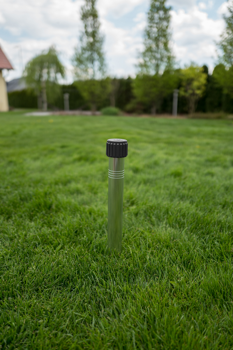 Bateryjny odstraszacz na krety i gryzonie - prosty ALU | CTRL-MO203B