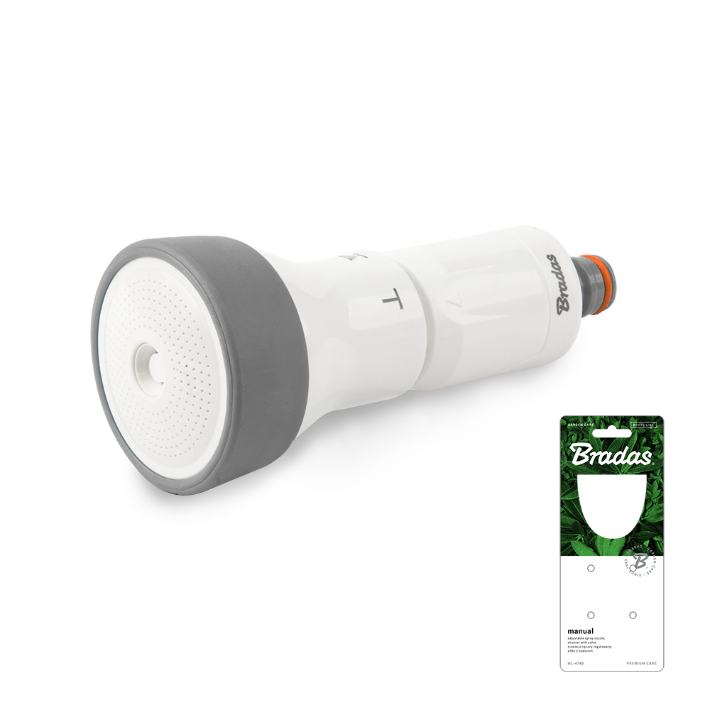 WHITE LINE Zraszacz ręczny-regulowany, sitko z zaworem | WL-4740 - Centrum Techniczne Gałązka