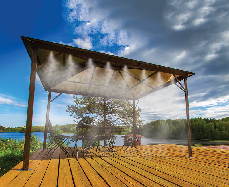 BLACK LINE Ogrodowa mgiełka wodna 6m | ECO-Z1006 - Centrum Techniczne Gałązka