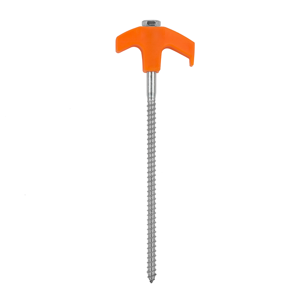 Szpilka mocująca 30cm wkręcana + pastic hook | AK-SM20130/20BOX - Centrum Techniczne Gałązka