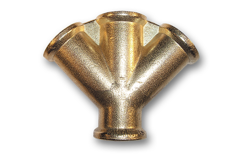 Trójnik 4x GW 3/8" MOSIĄDZ | SP029 - Centrum Techniczne Gałązka