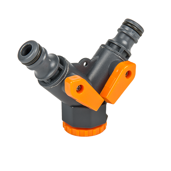 GOLD LINE Trójnik z dwoma zaworami GW 3/4" | GL5002 - Centrum Techniczne Gałązka