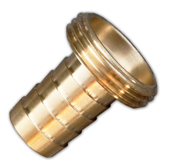 Tuleja mosiężna na wąż 15mm, GZ 3/4" | GKWM3458 - Centrum Techniczne Gałązka