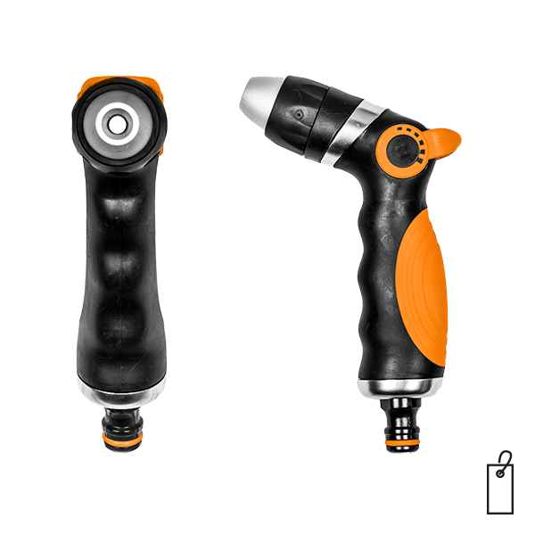 BLACK LINE Metalowy pistolet do zraszania, regulowany | ECO-2036 - Centrum Techniczne Gałązka