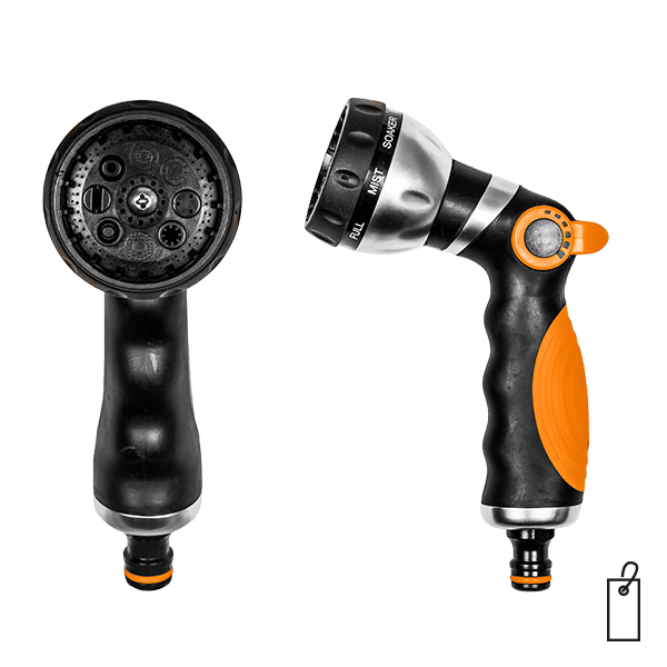 BLACK LINE Metalowy pistolet 8-funkcyjny | ECO-2038 - Centrum Techniczne Gałązka