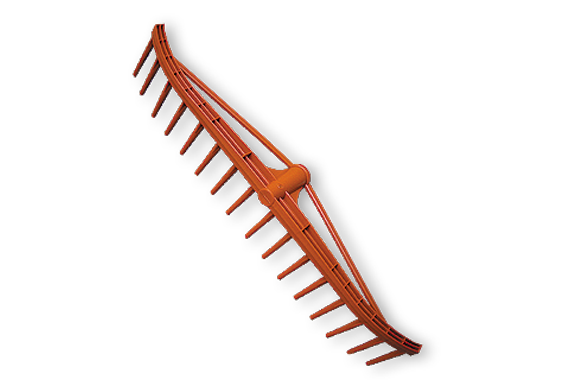 Grabie tradycyjne PVC do siana, 16 zębów | KTG116 - Centrum Techniczne Gałązka