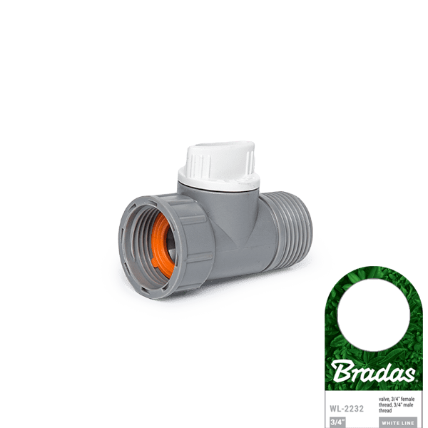 WHITE LINE Przyłącze z zaworem GW/GZ 3/4" | WL-2232 - Centrum Techniczne Gałązka