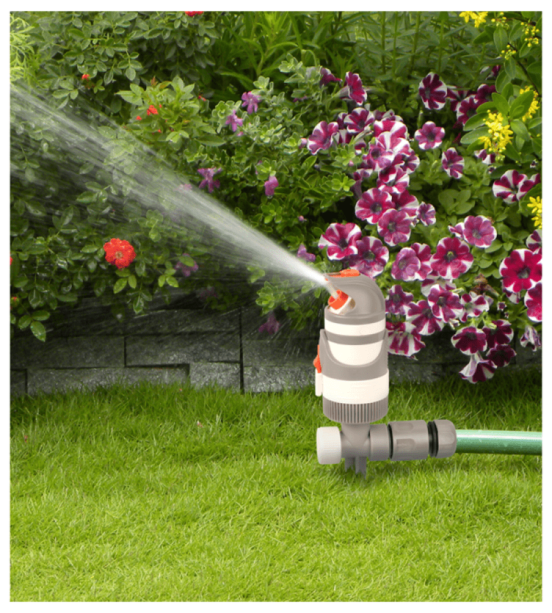 WHITE LINE Zraszacz obrotowy 2-funkcyjny, na kolcu | WL-Z02 - Centrum Techniczne Gałązka