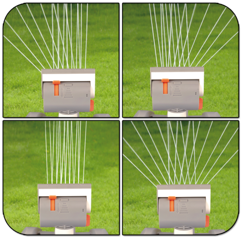 WHITE LINE Regulowany zraszacz oscylacyjny, 16 dysz | WL-Z17 - Centrum Techniczne Gałązka