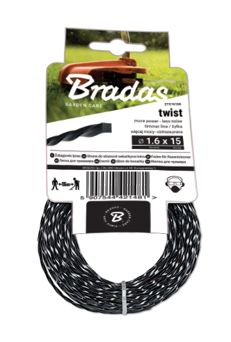 Żyłka TWIST 1,6mm x 15m | ZTS1615K - Centrum Techniczne Gałązka