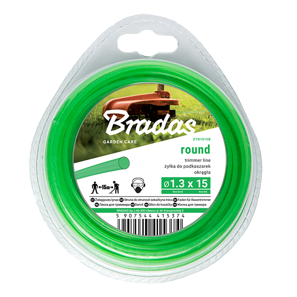 Żyłka TRIMMER, okrągła 2,4mm x 15m | ZTO2415B - Centrum Techniczne Gałązka