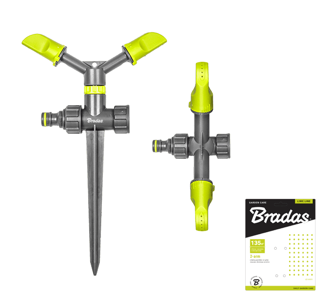 LIME LINE Zraszacz obrotowy 2-ramienny na kolcu | LE-6101 - Centrum Techniczne Gałązka