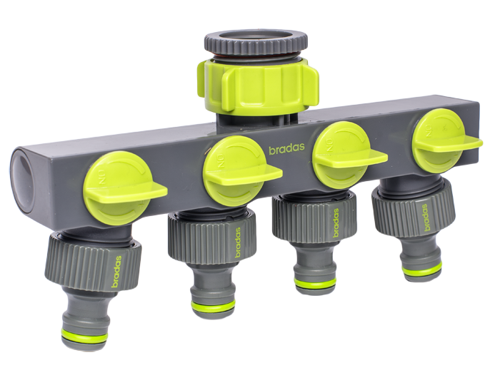 LIME LINE Rozdzielacz z zaworami na kran 1'' lub 3/4'' - karta | LE-03033K - Centrum Techniczne Gałązka