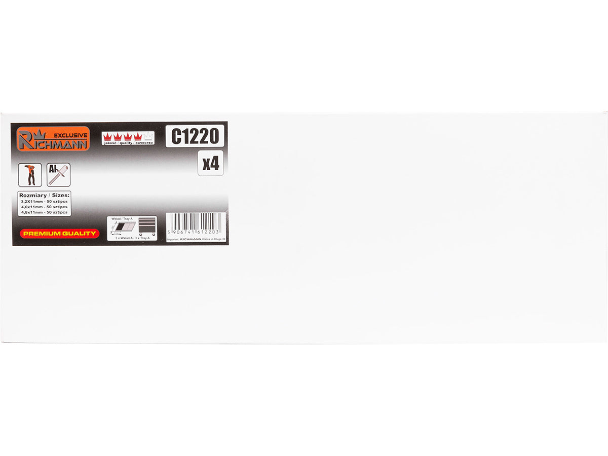 Wkład - nitownica + nity 4 elem. + tacka c1101 | C1220 - Centrum Techniczne Gałązka