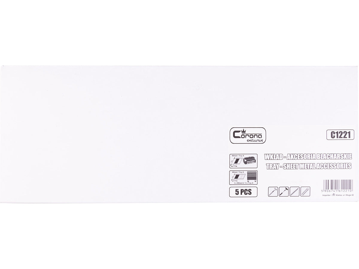 Wkład - akcesoria blacharskie 5 elem. (tacka c1101 w zestawie) | C1221T - Centrum Techniczne Gałązka