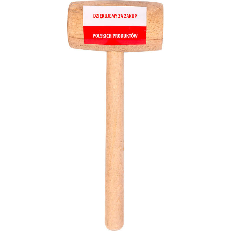 Młotek blacharski drewniany - okrągły | C2444 - Centrum Techniczne Gałązka
