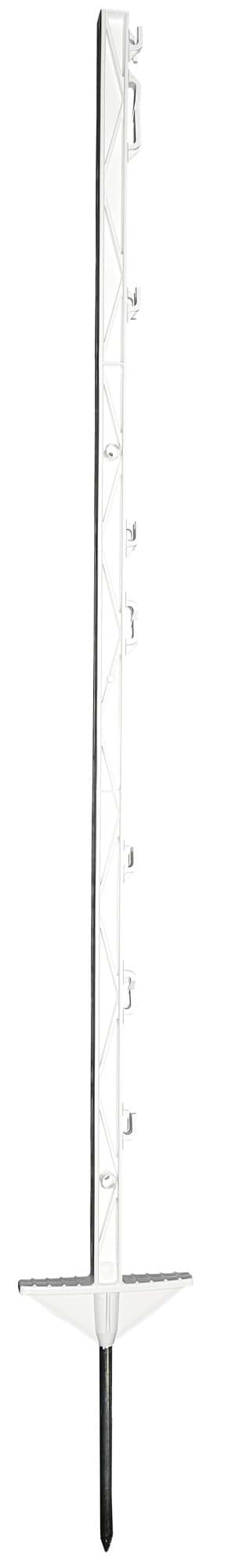 Słupek palik ogrodzeniowy pastucha 105 cm biały wzmocniony - 1 szt. | 11-1008