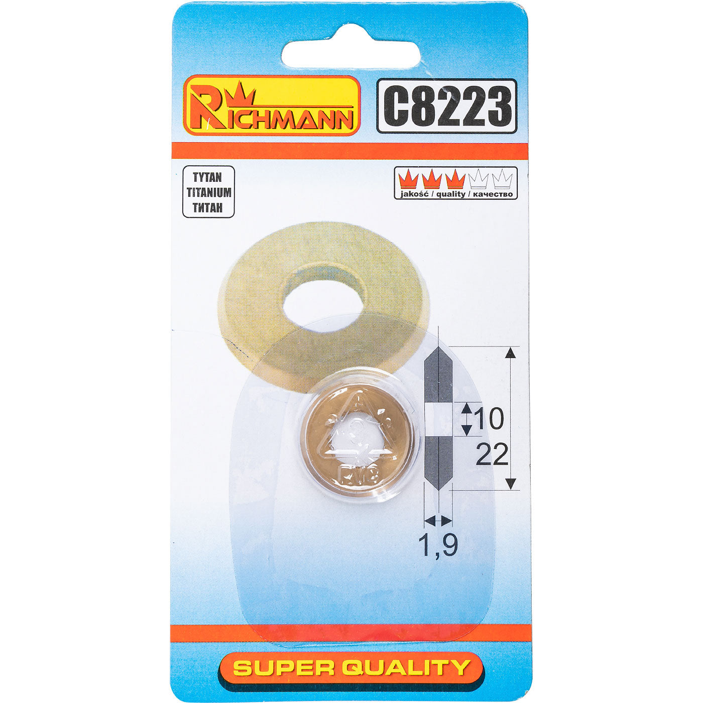 Kółko do urządzenia glaz. c8201,c8204, c8205 tytan | C8223 - Centrum Techniczne Gałązka