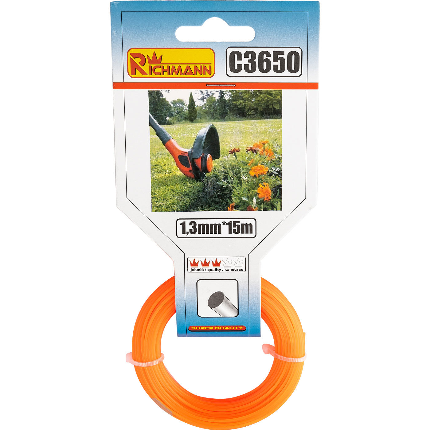 Żyłka do kos. okrągła 15m 1,3 | C3650 - Centrum Techniczne Gałązka