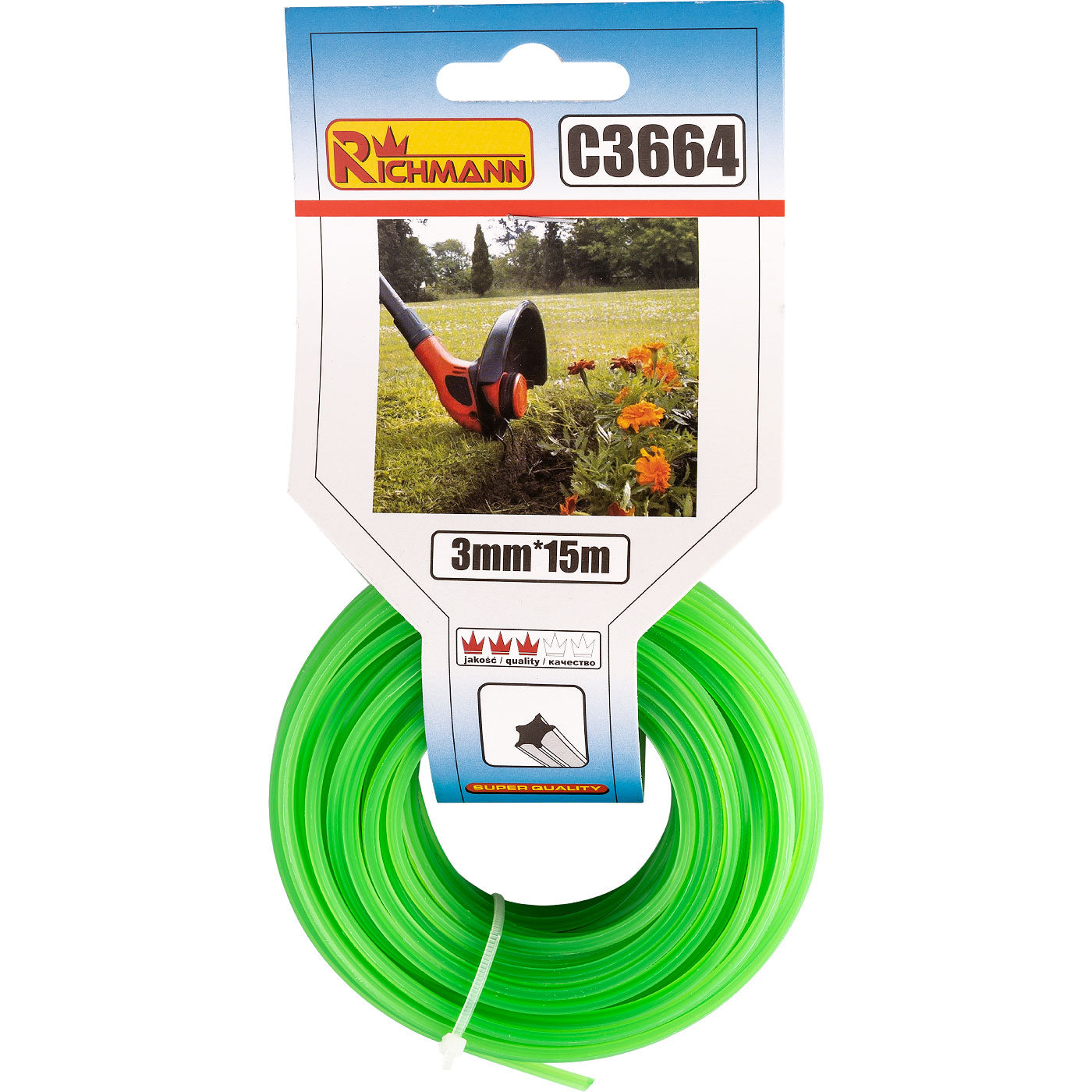 Żyłka do kos. gwiazdka 15m/3,0 | C3664 - Centrum Techniczne Gałązka