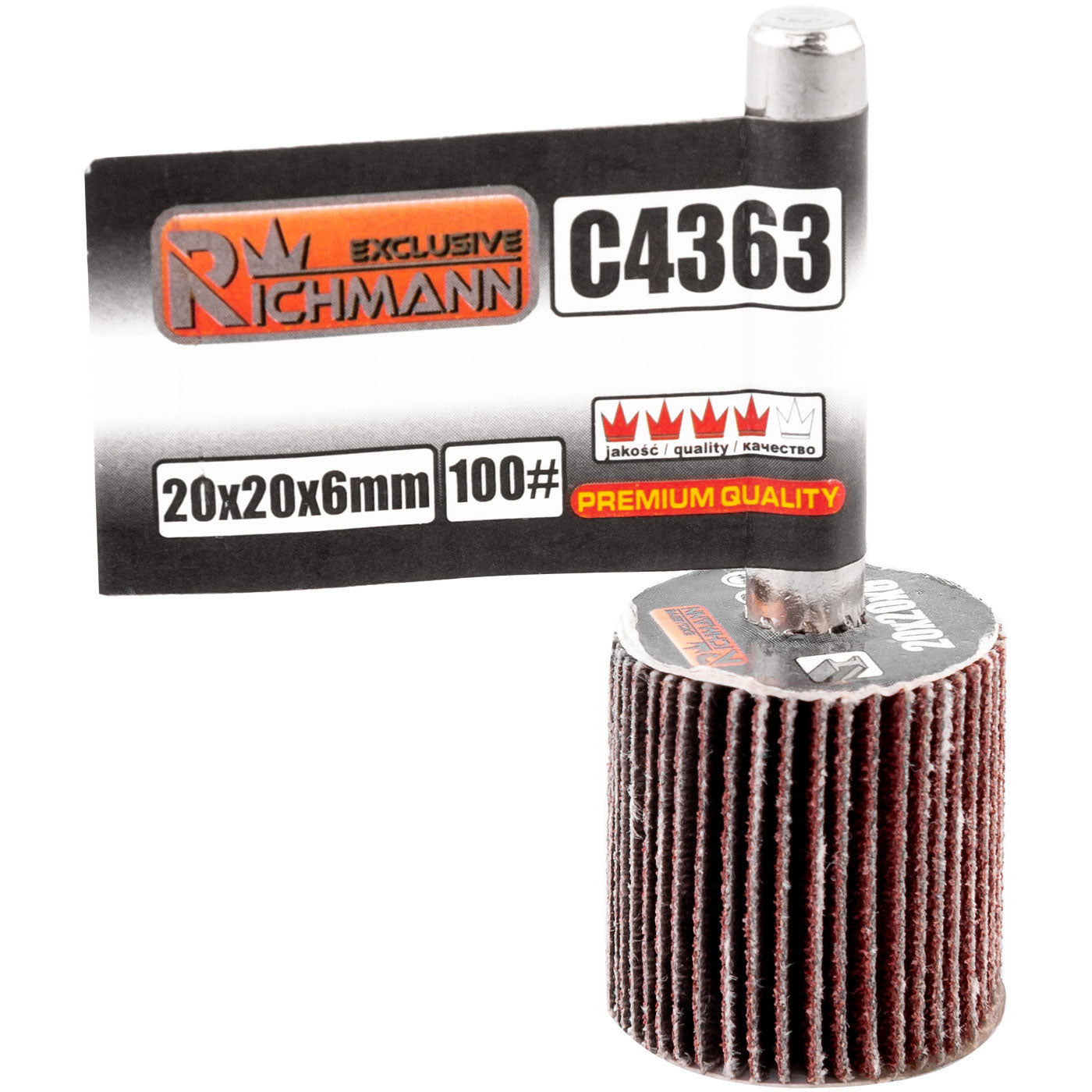 Ściernica listkowa trzpieniowa 50x20x6 120 | C4384 - Centrum Techniczne Gałązka