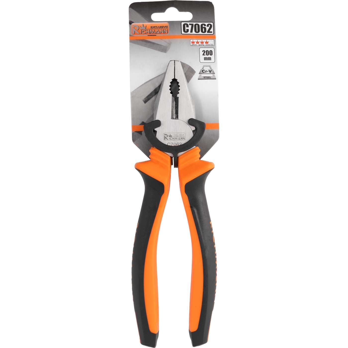 Szczypce uniwersalne Szczypce uniwersalne kombinerki 200mm | C7062 - Centrum Techniczne Gałązka